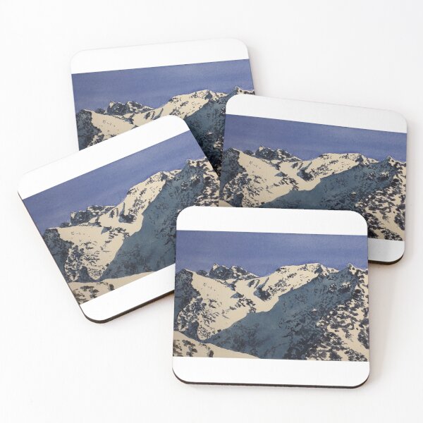 Aperçu de l'œuvre Dessin aquarelle de montagne de neige des Andes créée et vendue par Daniela Ponzini Montes.