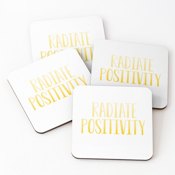 Item preview, radiate positivity designed and sold by wordswithfonts.