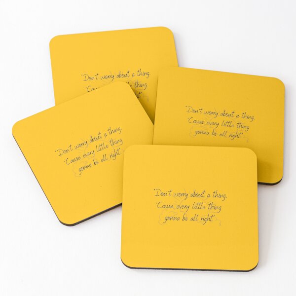 Item preview, Don't worry about things, because all these little things are going to be okay. - Bob Marley designed and sold by MakeItDifferent.