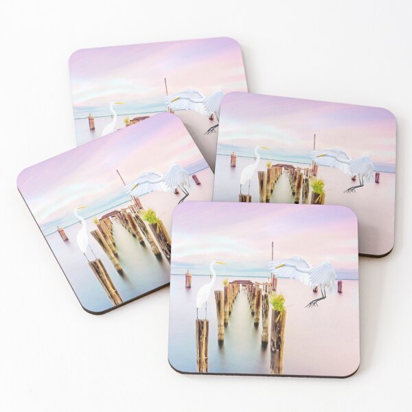 Item preview, Great White Egrets at Ocean designed and sold by FineArtography.