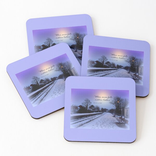 Item preview, Topsham Station in Winter designed and sold by Charmiene Maxwell-Batten.