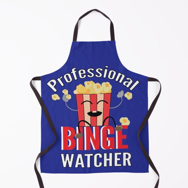 Item preview, Professional Binge Watcher with popcorn designed and sold by Escapene.