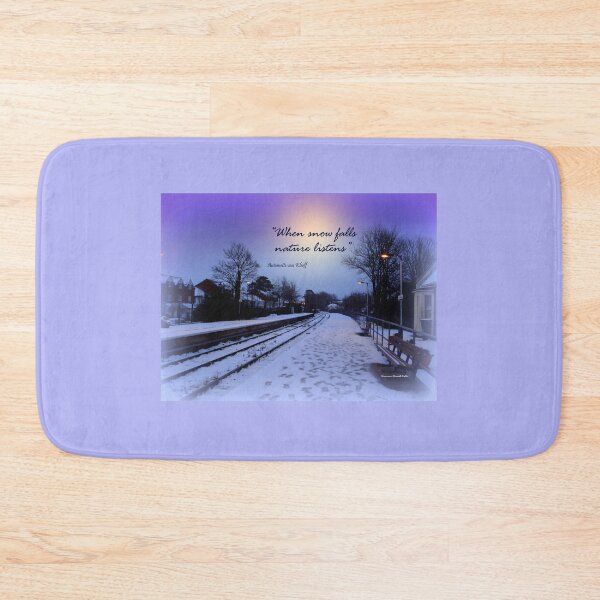 Item preview, Topsham Station in Winter designed and sold by Charmiene Maxwell-Batten.