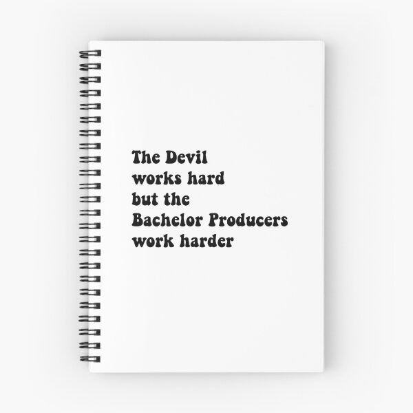 Item preview, The Devil Works Hard But The Bachelor Producers Work Harder Black designed and sold by tryin2brelevant.