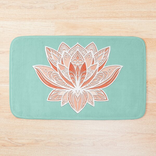 Item preview, Lotus Mandala (Cantaloupe Peach) designed and sold by squishyrainbow.