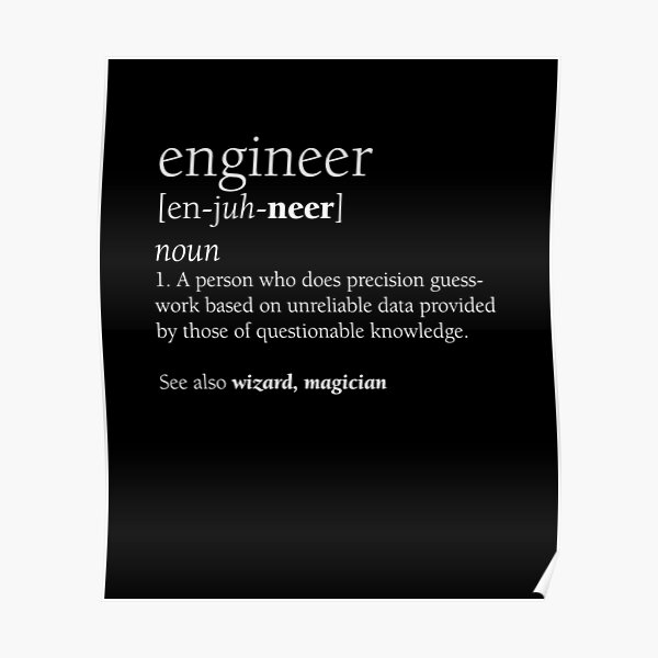 Engineering Online Shopping Posters Redbubble