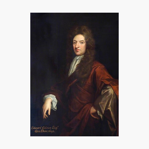 Edward Colston 1693 portrait Photographic Print