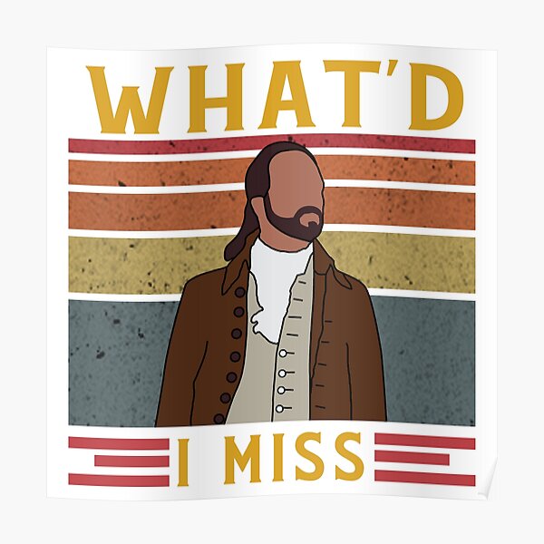 Poster Hamilton Musical Redbubble