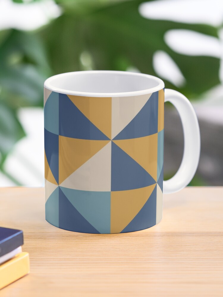 Gold Ceramic Coffee Mug (3 Patterns)