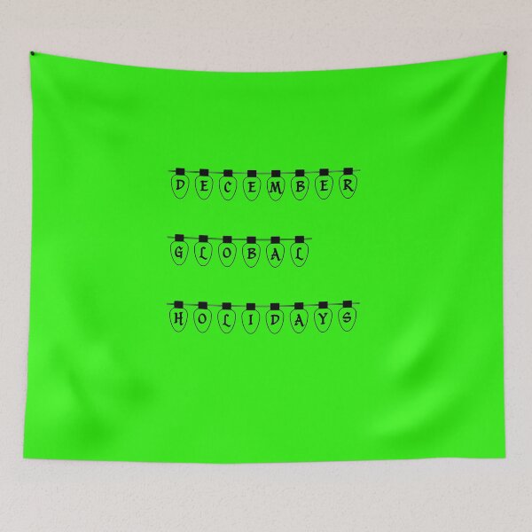 Item preview, December Global Holidays Green designed and sold by DamaliePierre.