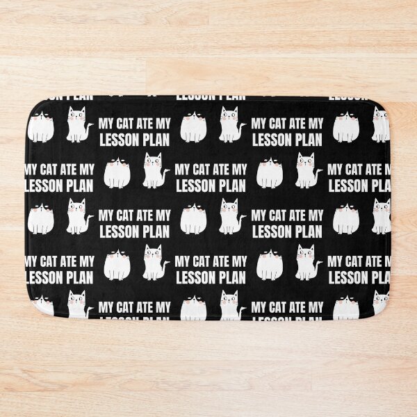 Item preview, My Cat Ate My Lesson Plan Funny Gift designed and sold by inmyzone.