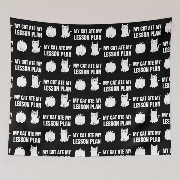 Item preview, My Cat Ate My Lesson Plan Funny Gift designed and sold by inmyzone.