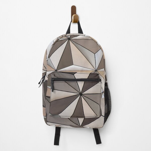 Item preview, Abstract art with triangle lines and shades of brown designed and sold by springbloomb.