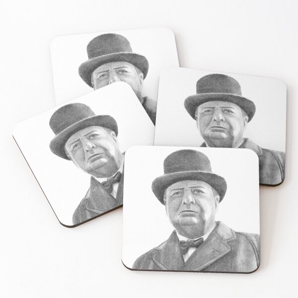 Artikelvorschau, Winston Churchill entworfen und verkauft von watsonillustrations.