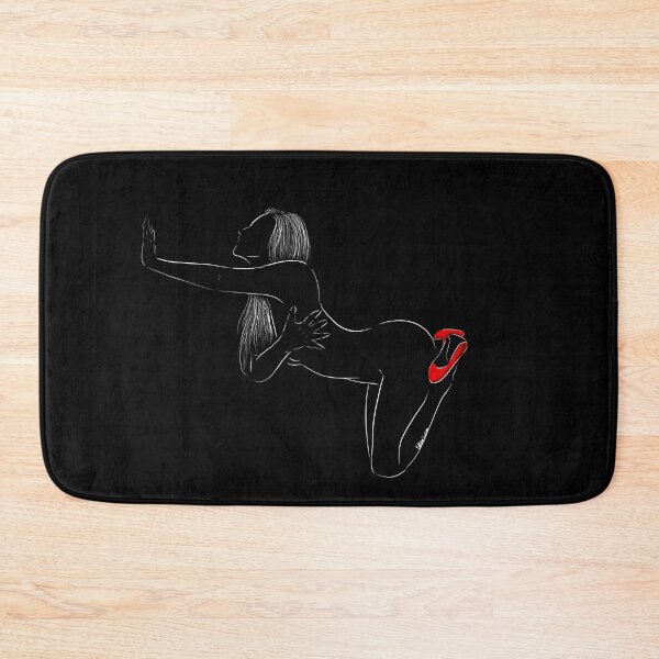 Item preview, woman nude art heels designed and sold by Culturesensible.