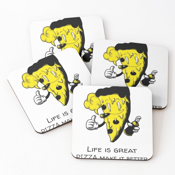 Item preview, Life is Great Pizza Make It Better designed and sold by PrintexDesigns.