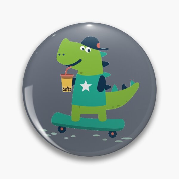 Item preview, Dino Boba On Skateboard designed and sold by Kleon Seo.