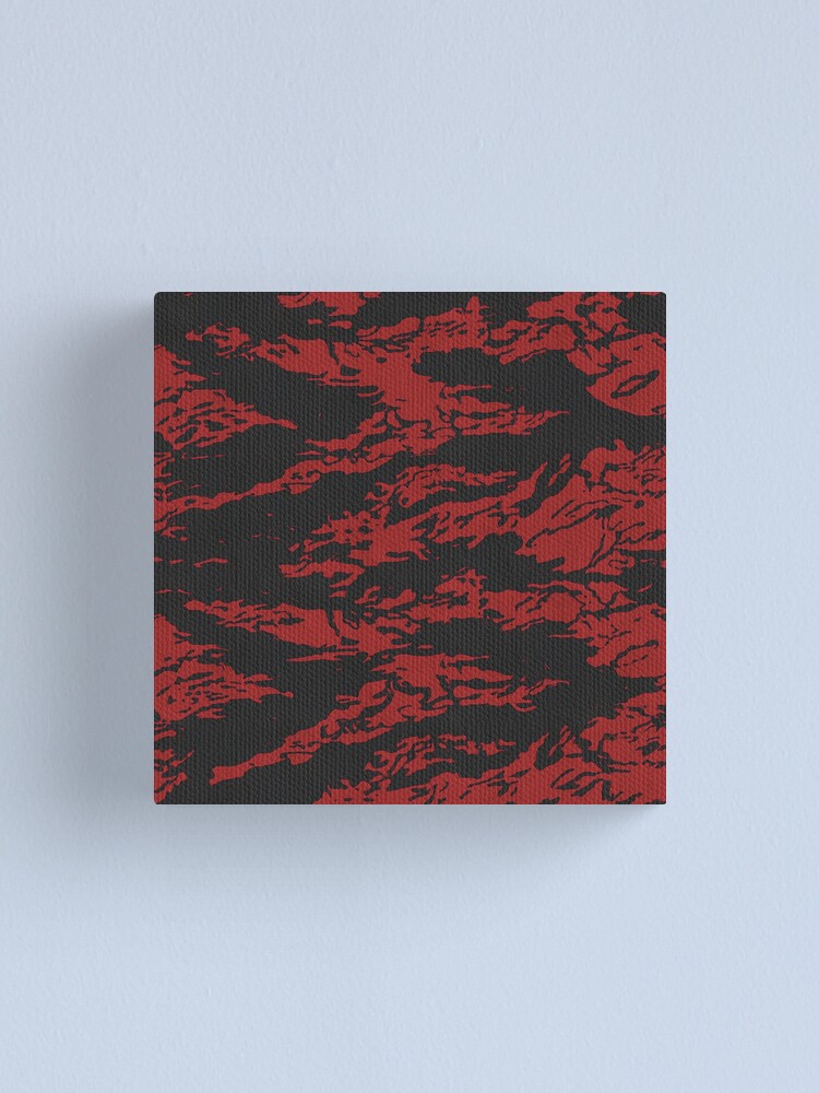 Red Tiger Camo | Canvas Print