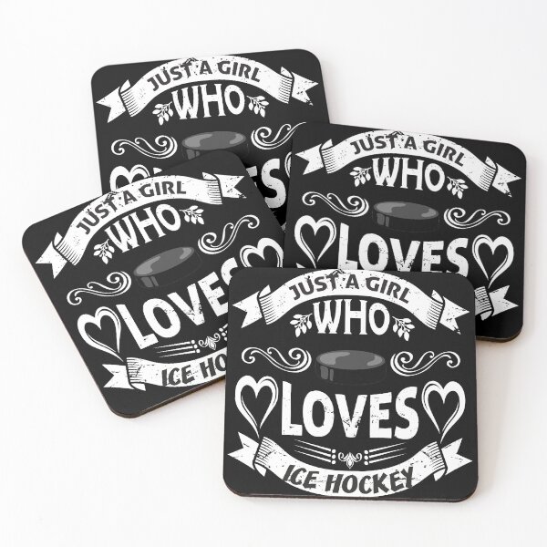 Item preview, Just a Girl who Loves ice Hockey designed and sold by buzz1days.