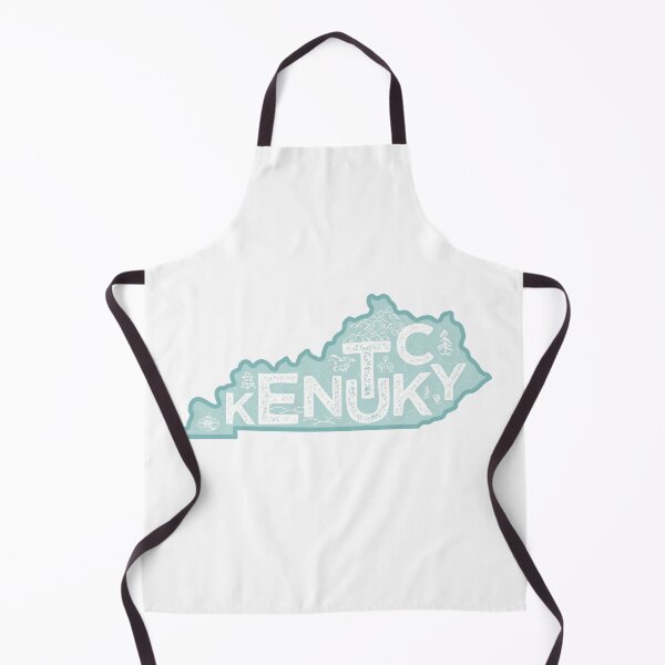 Item preview, Kentucky Map Typography Blue designed and sold by HelloGentry.