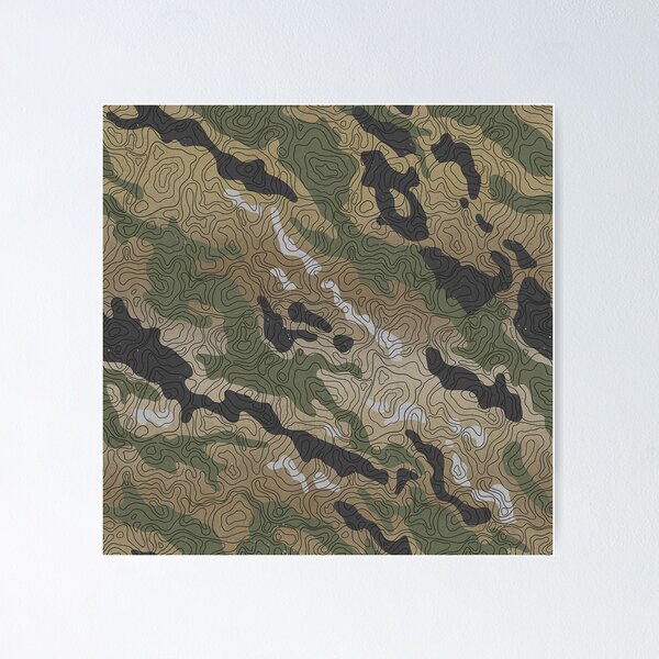 Topo Camo Posters for Sale | Redbubble