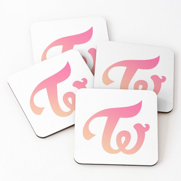 Item preview, TWICE CLASSIC LOGO APRICOT NEON MAGENTA  designed and sold by simplydoodly.