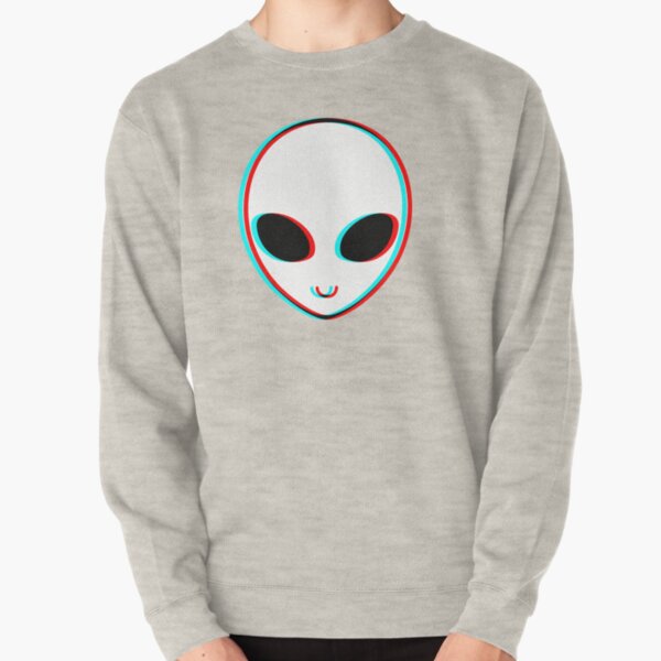 Trippy Alien Pullover Sweatshirt
