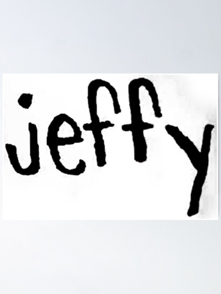 "Smith Mountain Lake Apparel Jeffy Black Artwork for Fans" Poster by