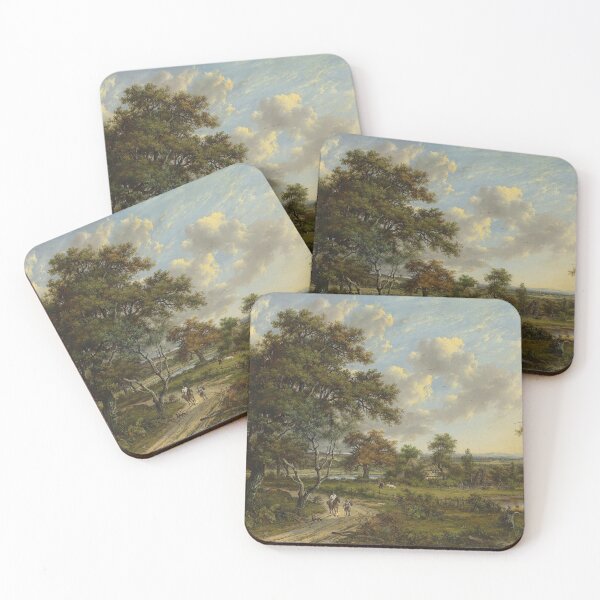 Item preview, Patrick Nasmyth A Wooded Landscape with Travellers on a Track 1829 designed and sold by chillchar1234.