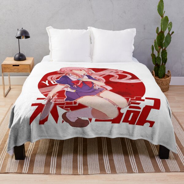 Anime Future Diary, Yuno Gasai Plush, Sofa Bedspread