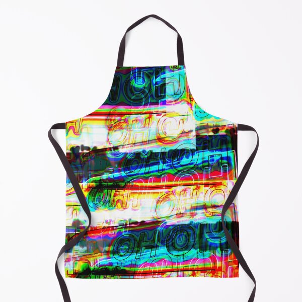 Item preview, Oh-Oh Neon Letters Dark Urban Glitch designed and sold by suekieper.