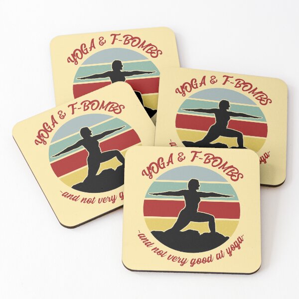 Item preview, Yoga & F-Bombs ~And Not Very Good At Yoga~ designed and sold by HappySchnapper.