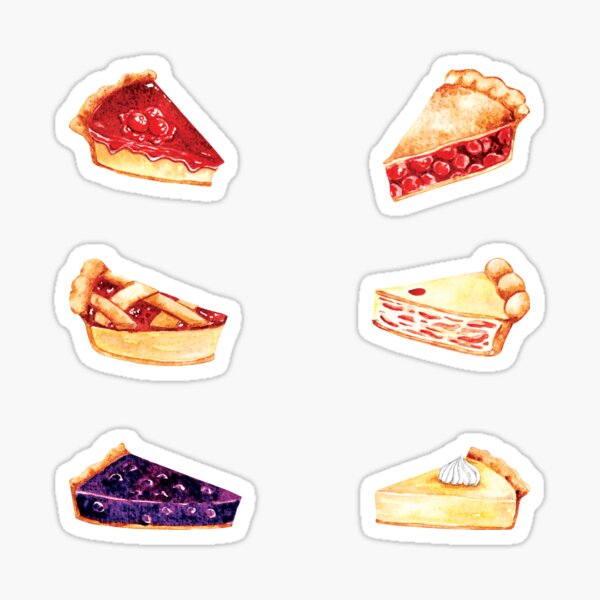 Item preview, Assorted Pie Slices designed and sold by Alicia Chee.