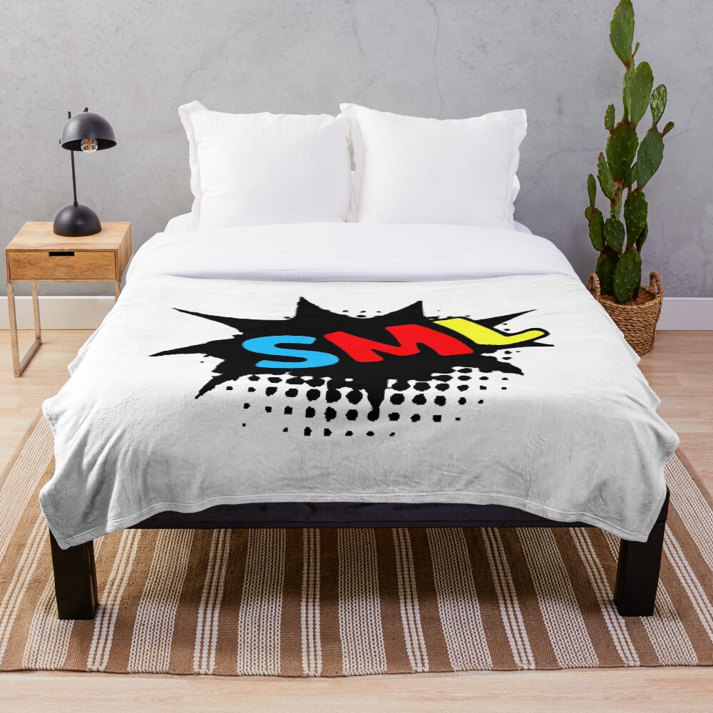 "Smith Mountain Lake Apparel SML Artwork for Fans" Throw Blanket for
