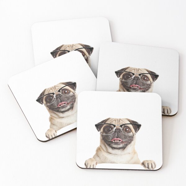 Item preview, Yes Pugs Are Intelligent - Wearing Spectacles To Prove It LOL designed and sold by OceansSupply.