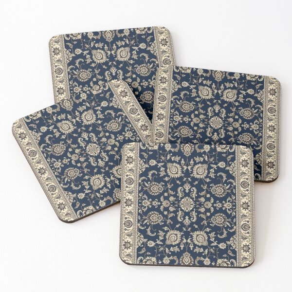 Item preview, Amazing dark blue majestic carpet pattern designed and sold by astrunb5.