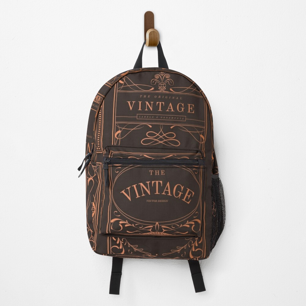 Vintage Monogram Collection #2 Backpack for Sale by DanielJLawson88
