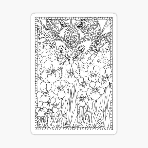 creative coloring pages Sticker