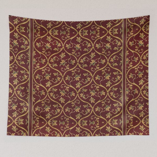 Item preview, Royal red gold flower carpet pattern designed and sold by astrunb5.