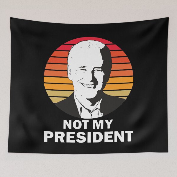 Item preview, Joe Biden Is Not My President White Text designed and sold by bebopboop.