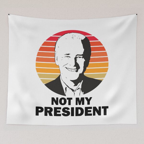 Item preview, Joe Biden Is Not My President Black Text designed and sold by bebopboop.