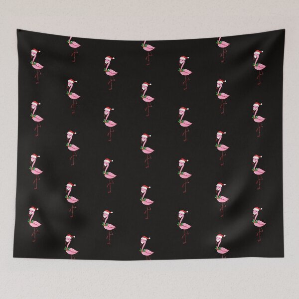 Item preview, Santa  Flamingo with snowflake designed and sold by EclairVanilla.