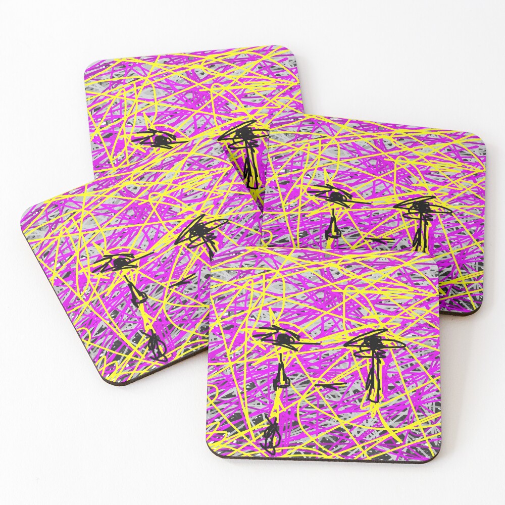 Item preview, Coasters (Set of 4) designed and sold by BisonDraw.