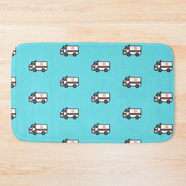 Item preview, Ambulance on Blue Background designed and sold by Shaxspere.