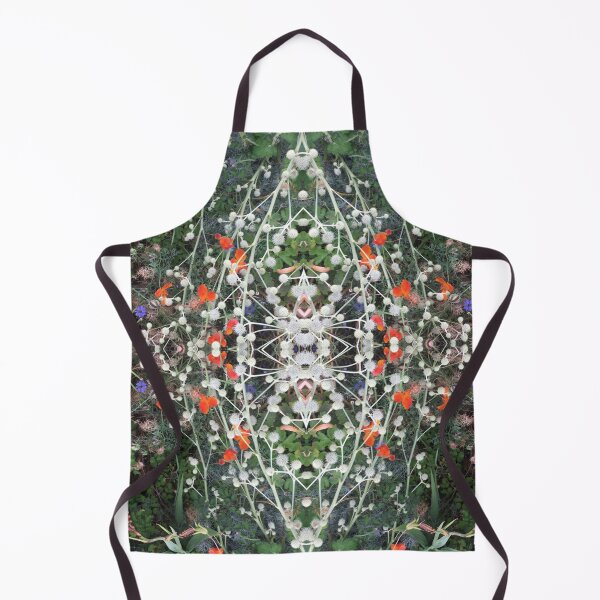 Item preview, Vivid Poppy Fusion - Botanical Delights in Orange/Silver/Green and Sapphire designed and sold by RoseAromas.