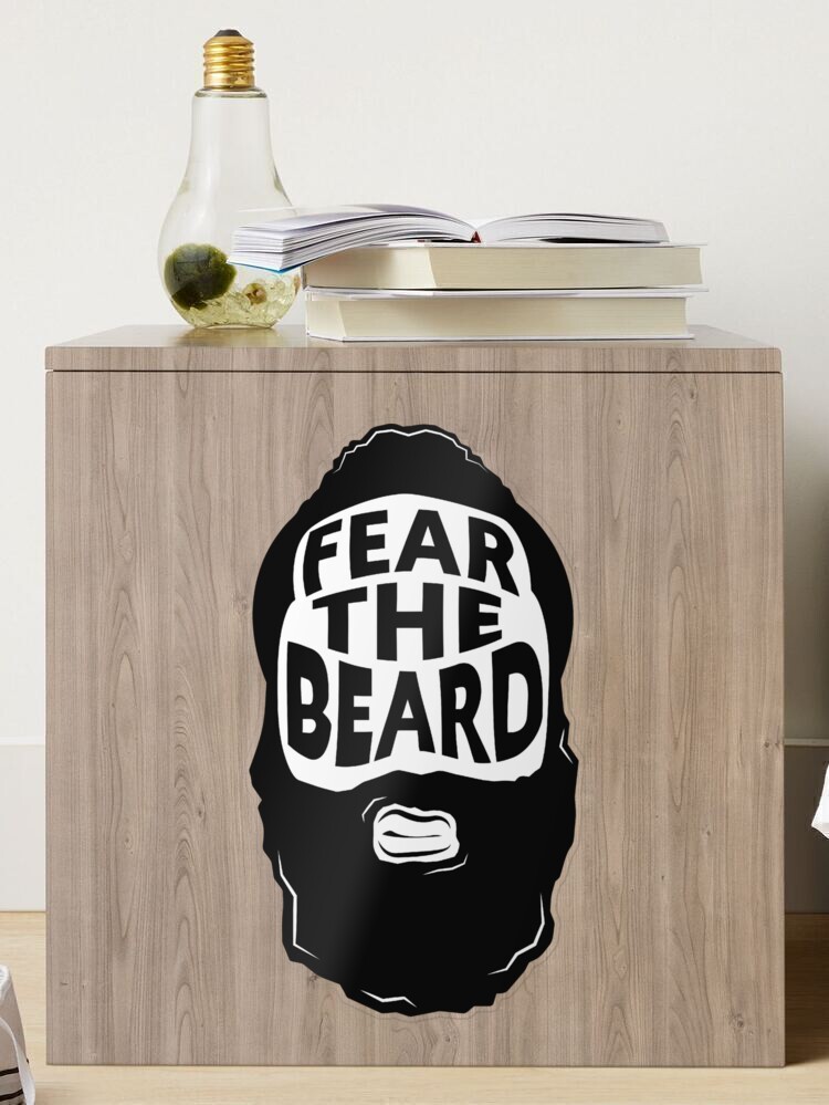 James Harden (Fear the Beard) Sticker for Sale by ll1designs