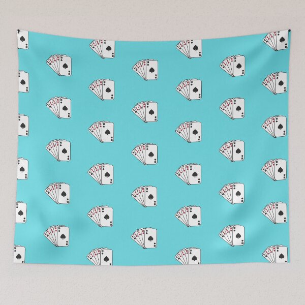 Item preview, Playing Cards on Blue Background designed and sold by Shaxspere.