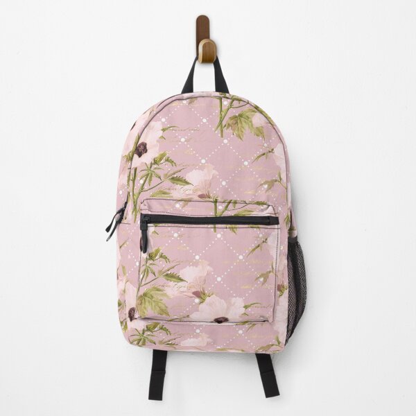 Item preview, Shabby Chic Pink Flower Pattern in Checkered Background designed and sold by NocturnalEngg.
