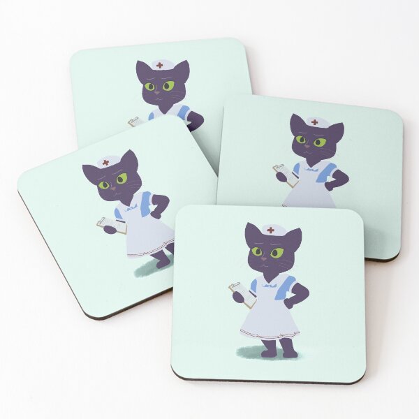 Item preview, Gato enfermera designed and sold by Ciara Cronin.