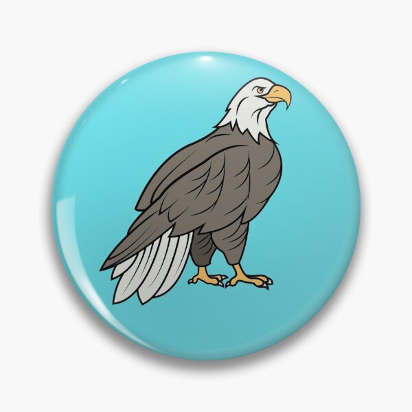 Artikelvorschau, Adler auf blauem Hintergrund entworfen und verkauft von Shaxspere.